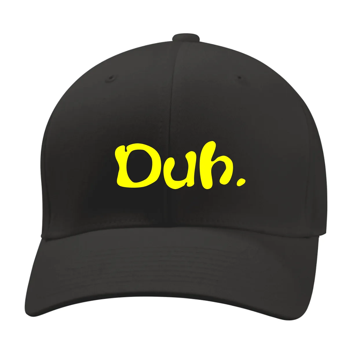 Duh. Fitted Mid Profile Hat