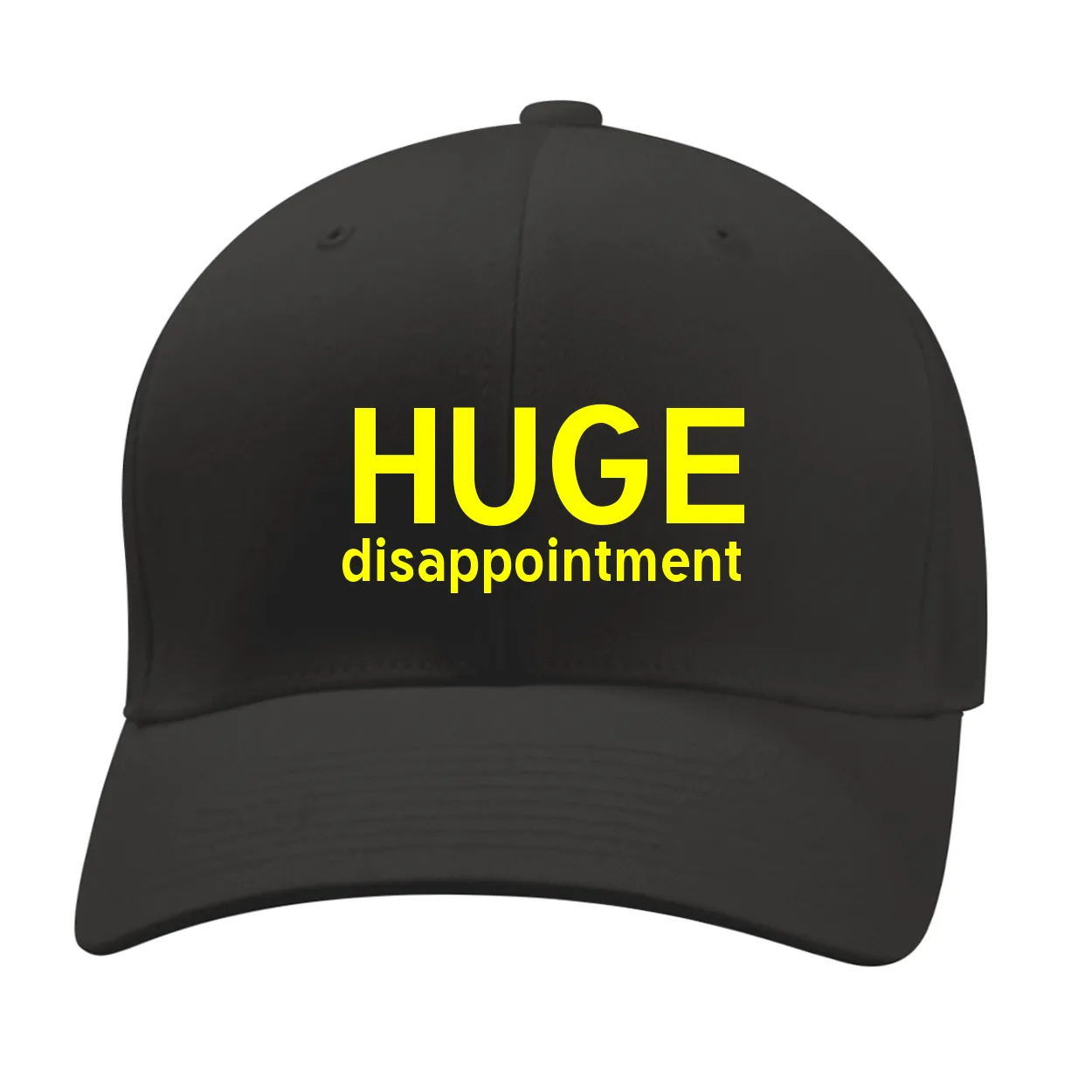 HUGE
disappointment Fitted Mid Profile Hat