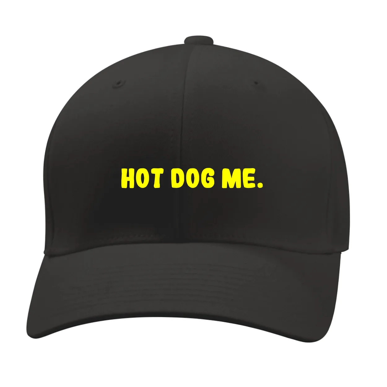 Hot Dog Me. Fitted Mid Profile Hat
