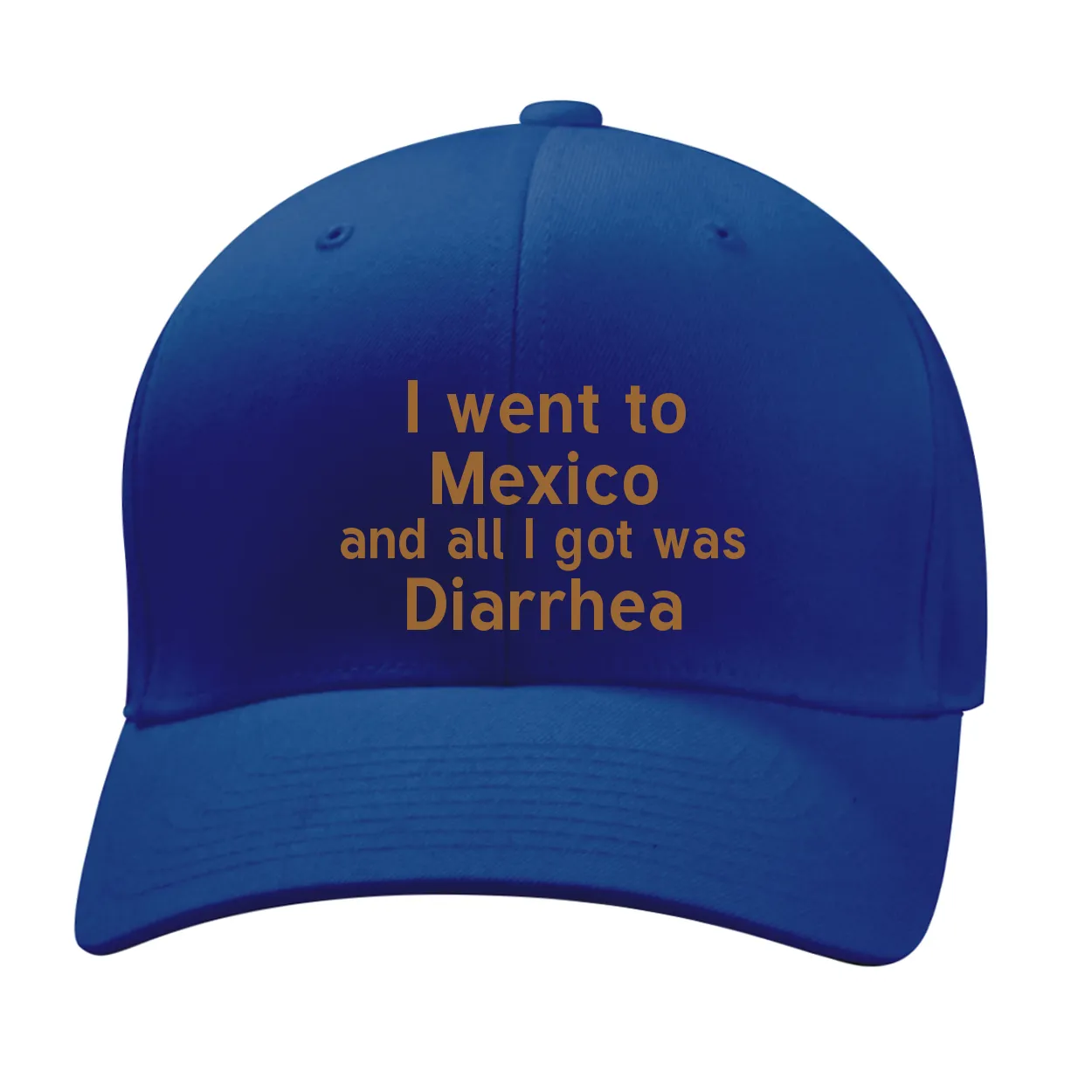 I went to
	Mexico
	and all I got was
	Diarrhea Fitted Mid Profile Hat