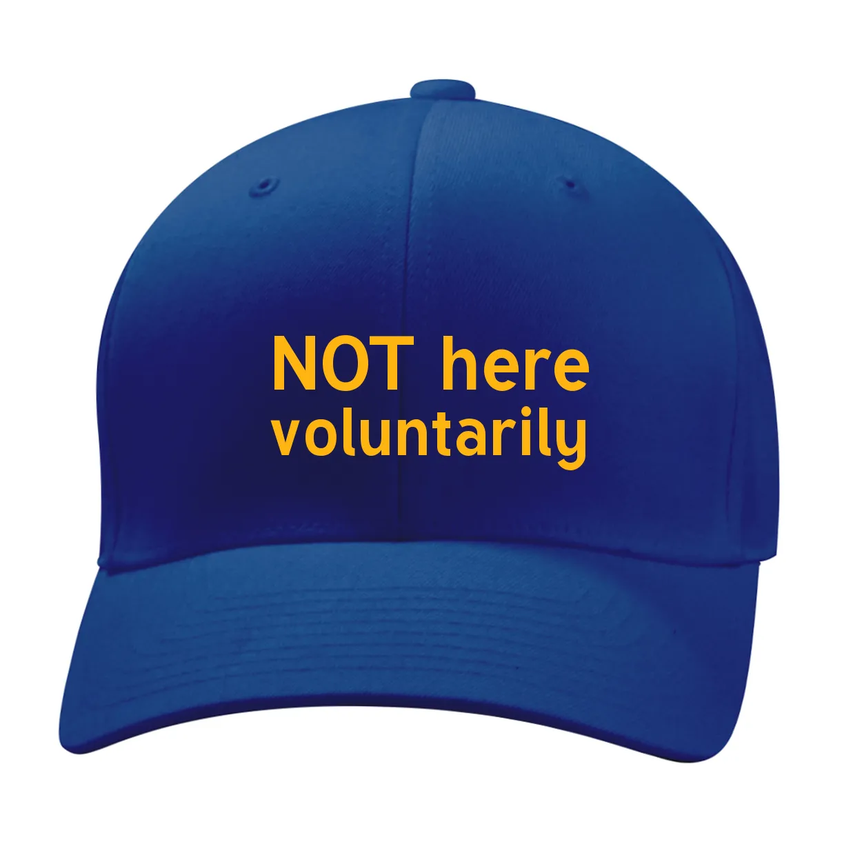 NOT here
voluntarily Fitted Mid Profile Hat