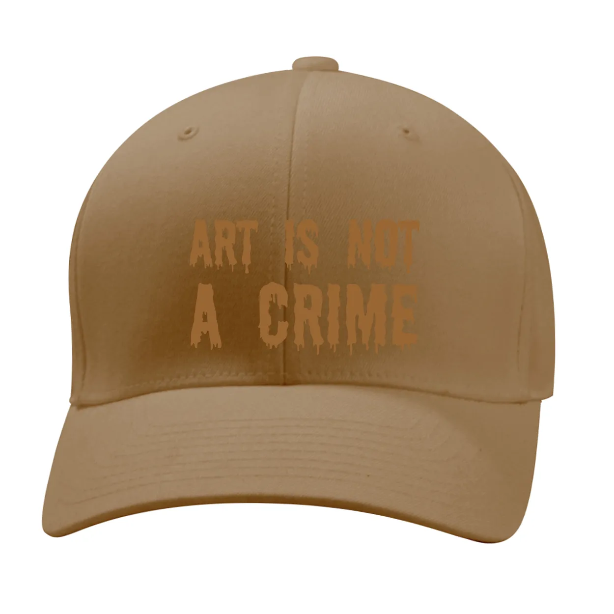 ART is not
a CRIME Fitted Mid Profile Hat
