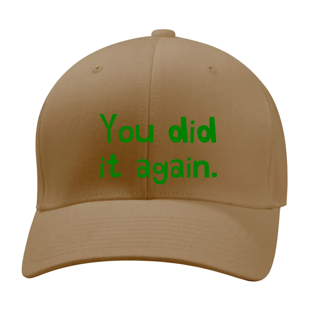 You did
it again. Fitted Mid Profile Hat