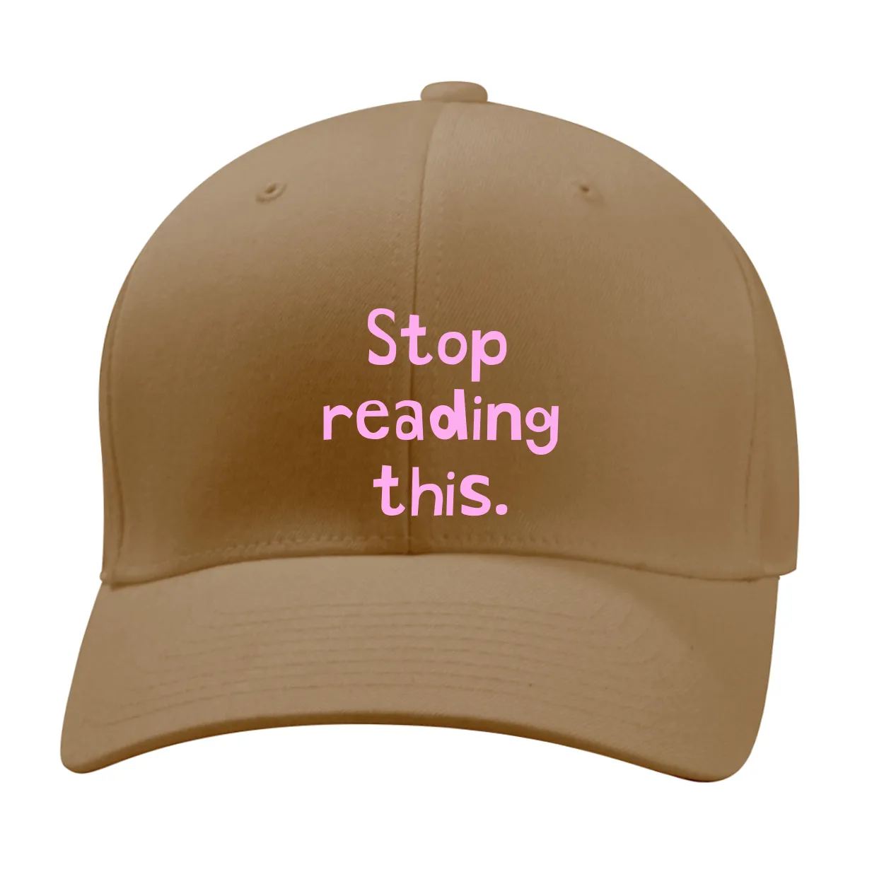 Stop
reading
this. Fitted Mid Profile Hat