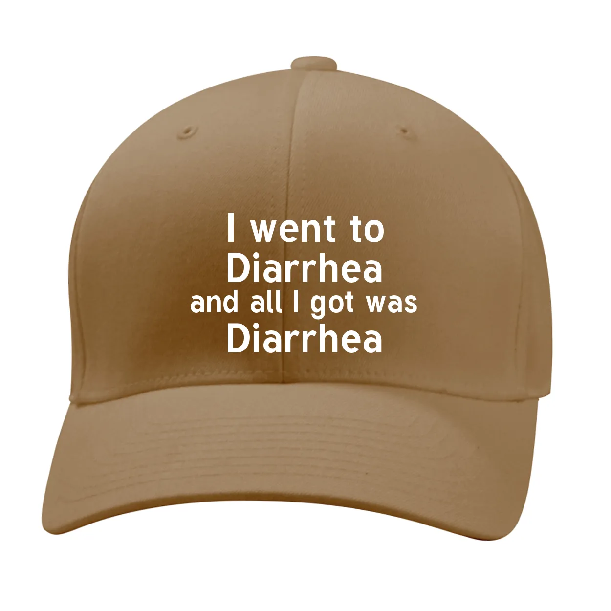 I went to
Diarrhea
and all I got was
Diarrhea Fitted Mid Profile Hat