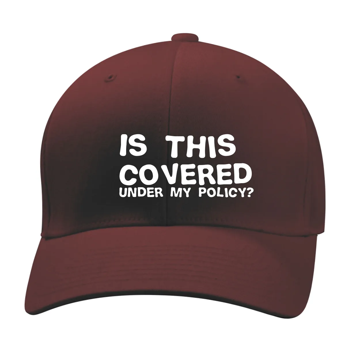 Is this 
covered
under my policy? Fitted Mid Profile Hat
