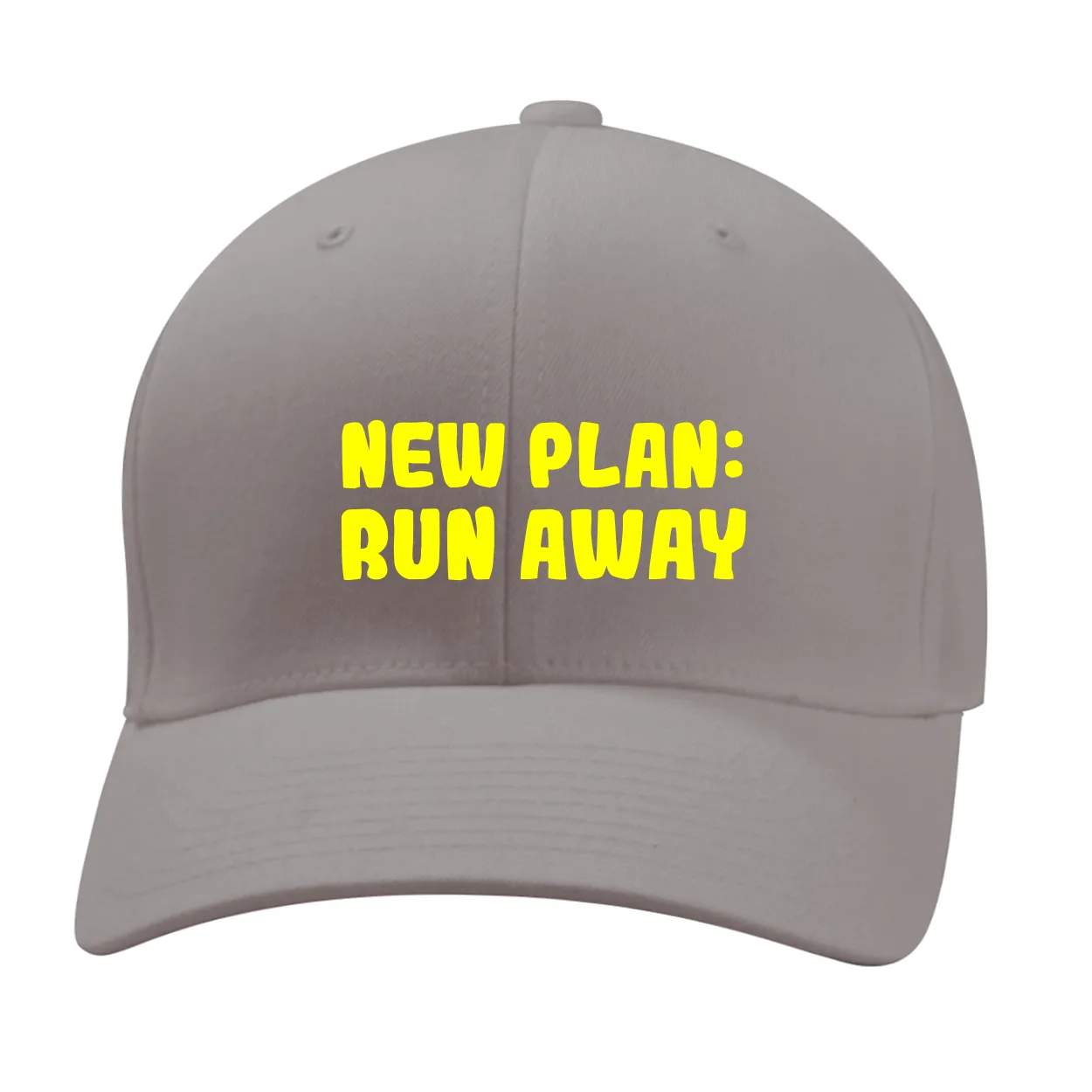 New Plan:
Run Away Fitted Mid Profile Hat