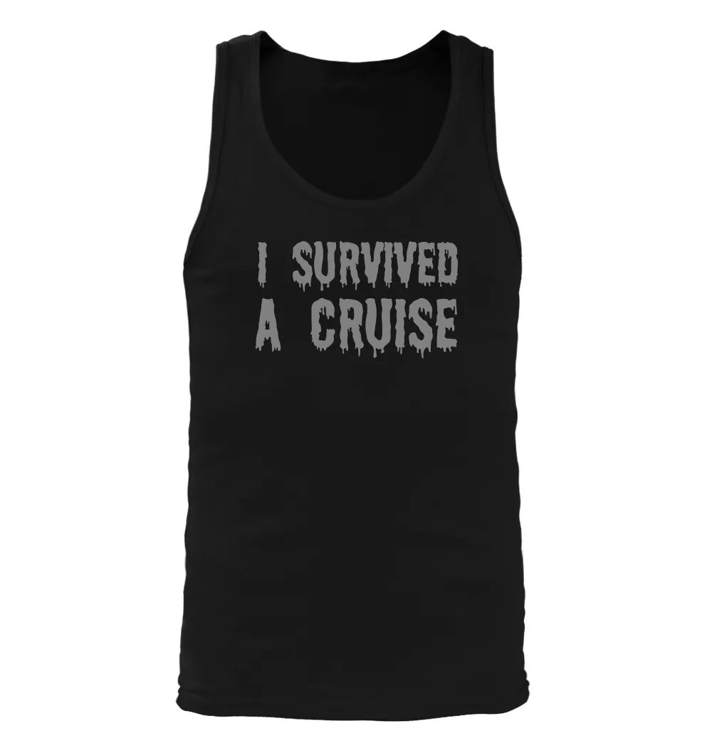 I Survived
a Cruise Men's Tank Top
