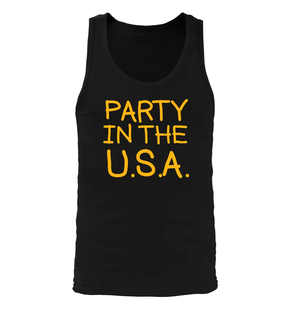 PARTY
IN THE
U.S.A. Men's Tank Top