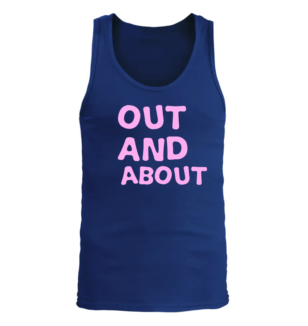 OUT 
and 
ABOUT Men's Tank Top