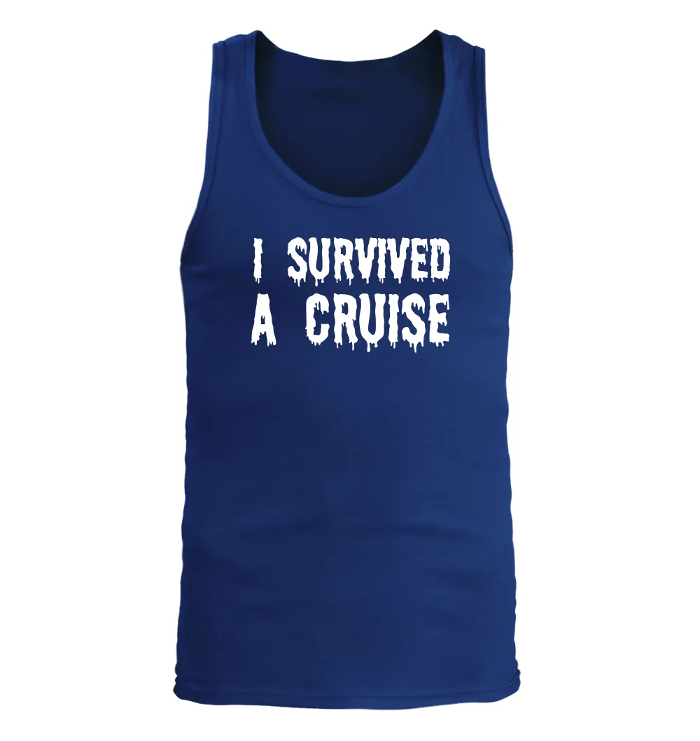 I Survived
a Cruise Men's Tank Top