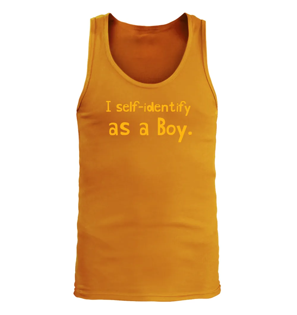 I self-identify
as a Boy. Men's Tank Top