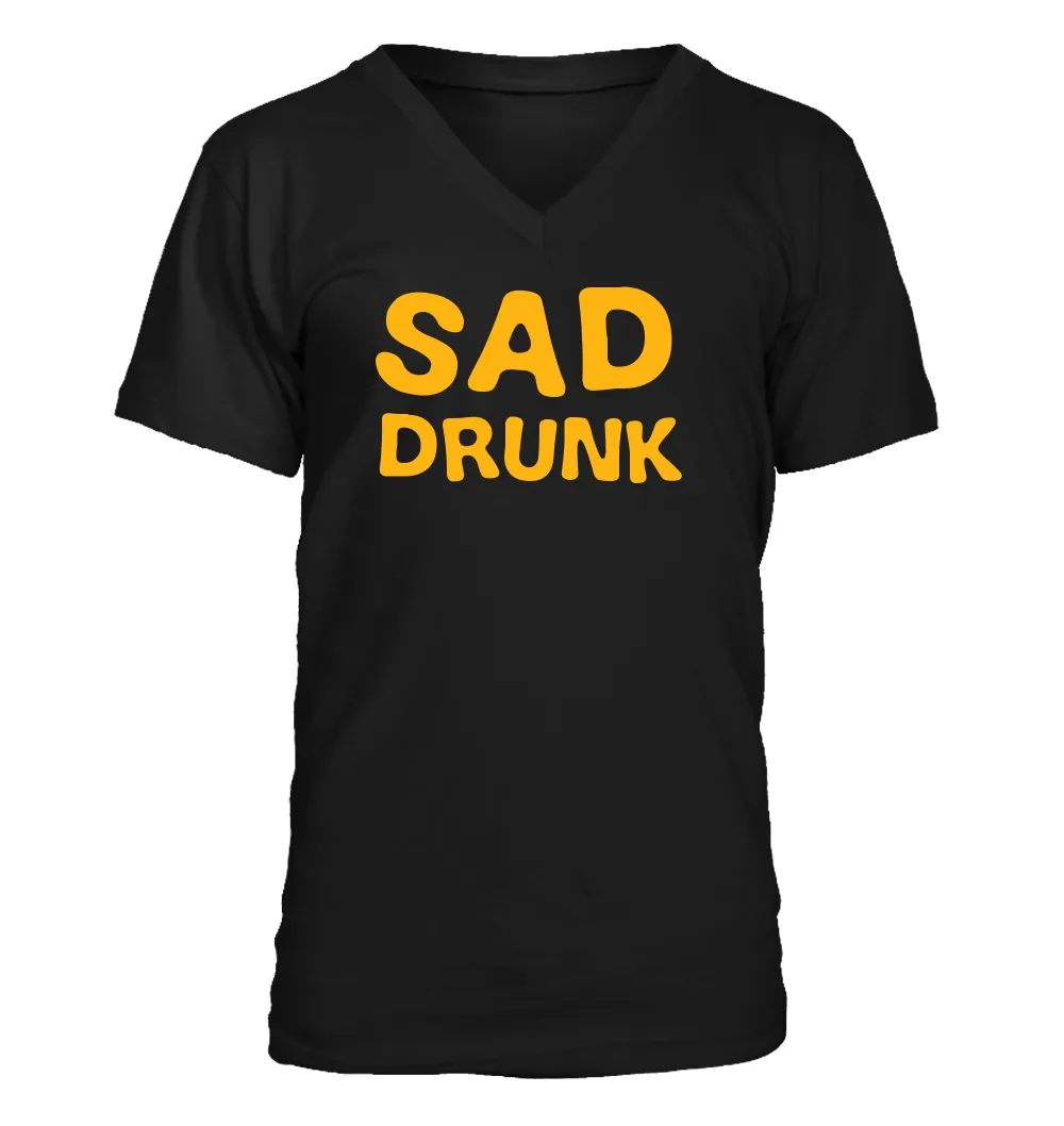 Sad
Drunk Men's V-Neck T-Shirt