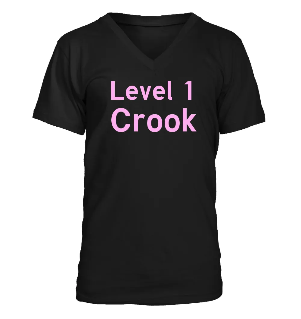 Level 1
Crook Men's V-Neck T-Shirt