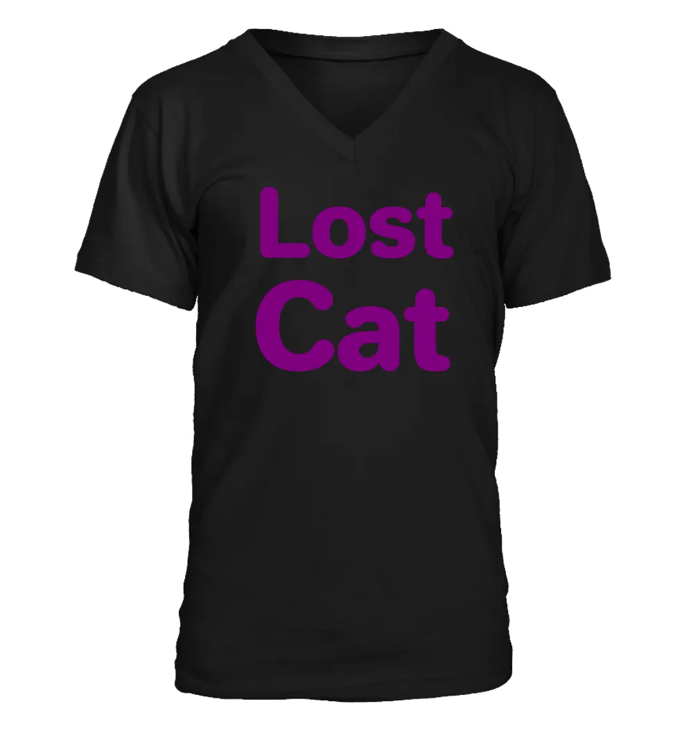 Lost
Cat Men's V-Neck T-Shirt