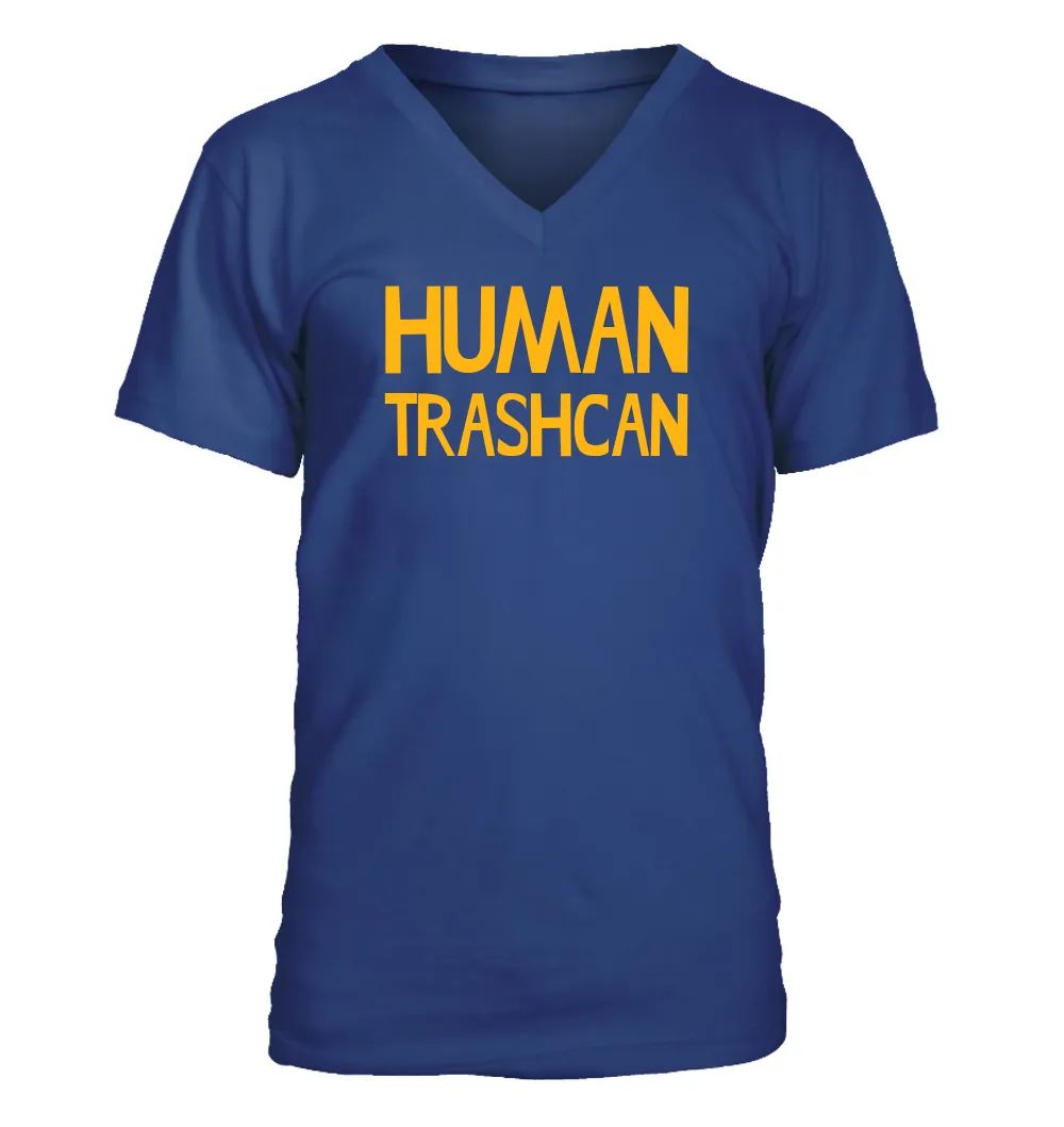 HUMAN
TRASHCAN Men's V-Neck T-Shirt