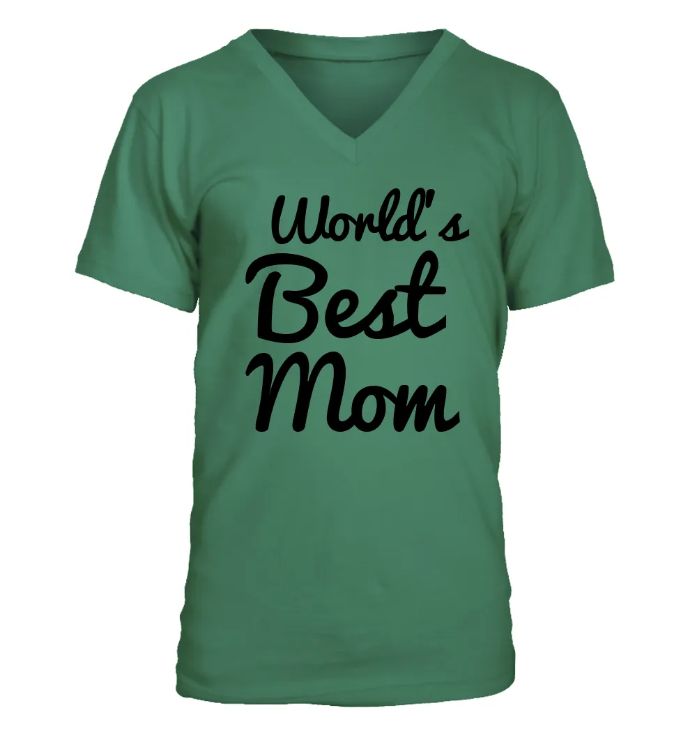 World's
	Best
	Mom Men's V-Neck T-Shirt