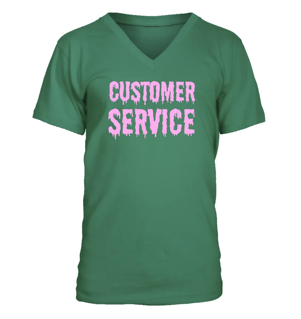 customer
service Men's V-Neck T-Shirt