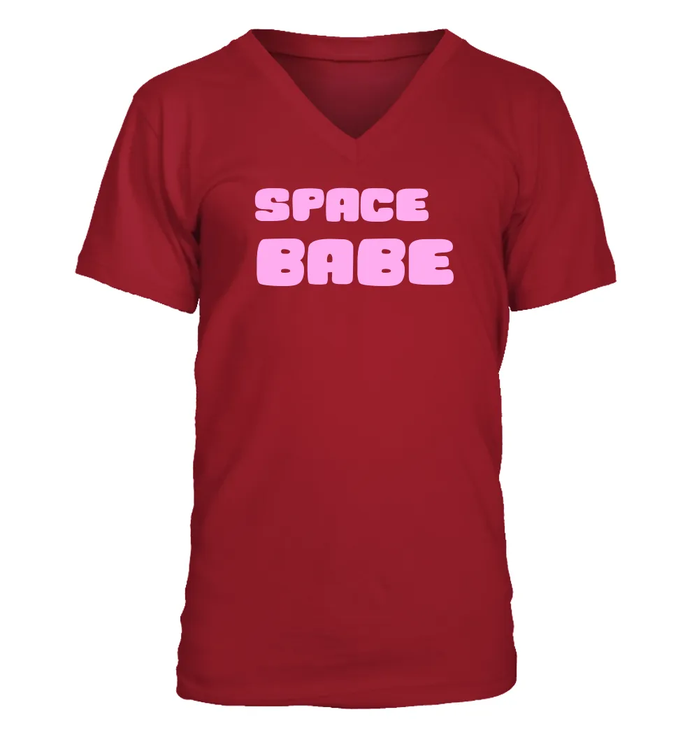 Space 
Babe Men's V-Neck T-Shirt