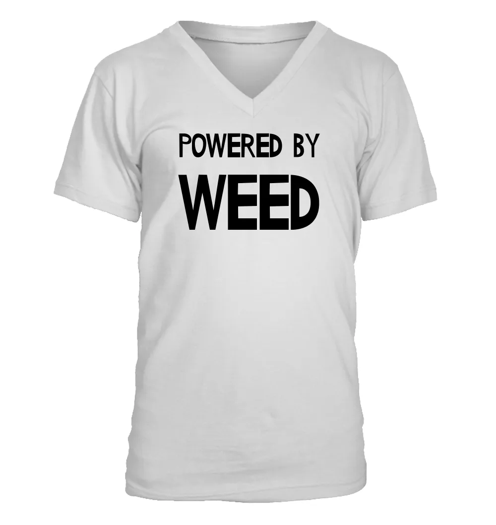 POWERED BY
WEED Men's V-Neck T-Shirt