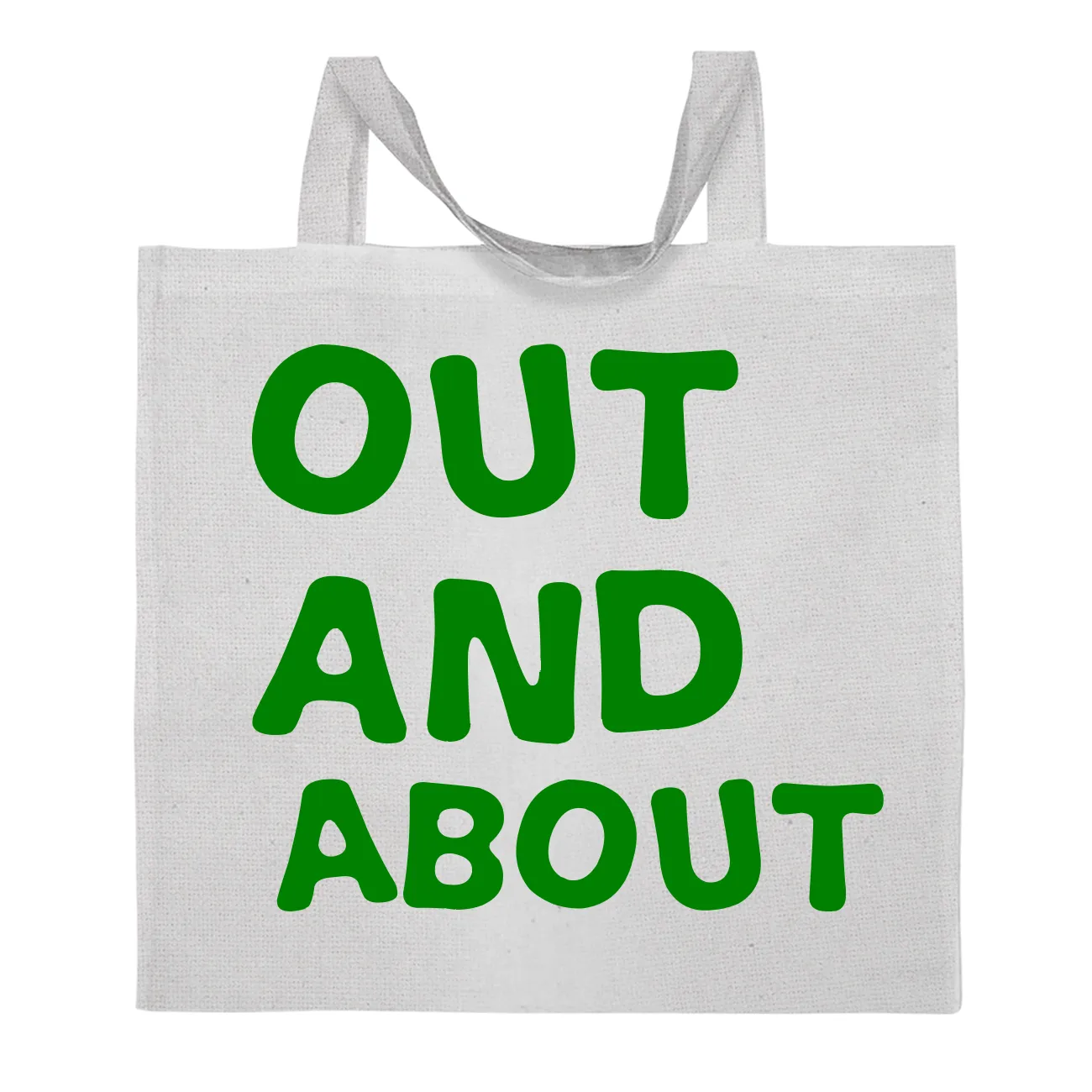 OUT 
and 
ABOUT Tote