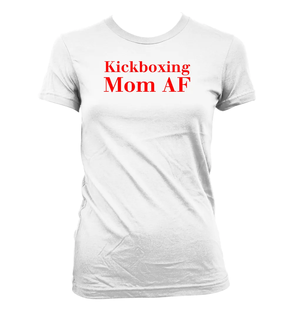 Kickboxing
Mom AF Women's Jr Cut T-Shirt