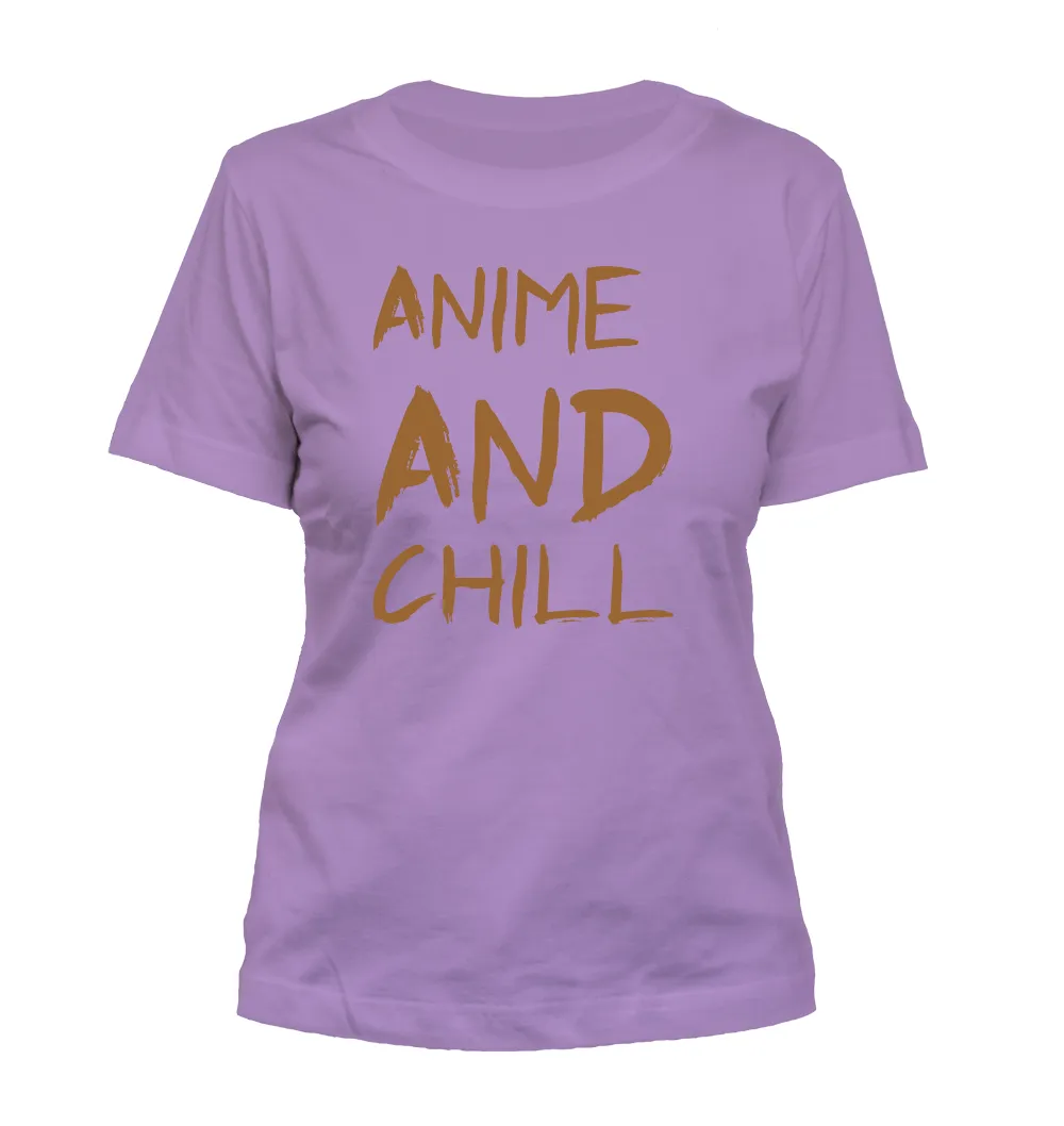 ANIME 
AND
CHILL Misses Cut T-Shirt