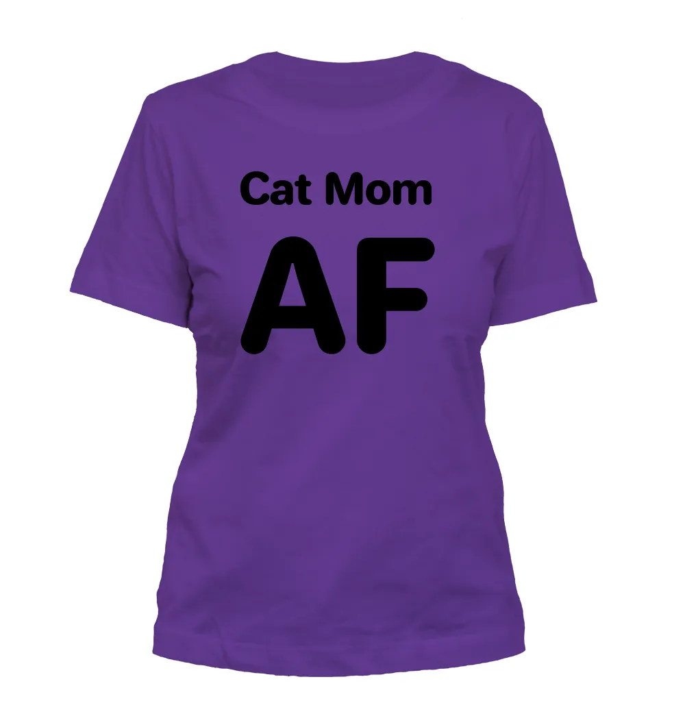 Cat Mom
AF Misses Cut T-Shirt