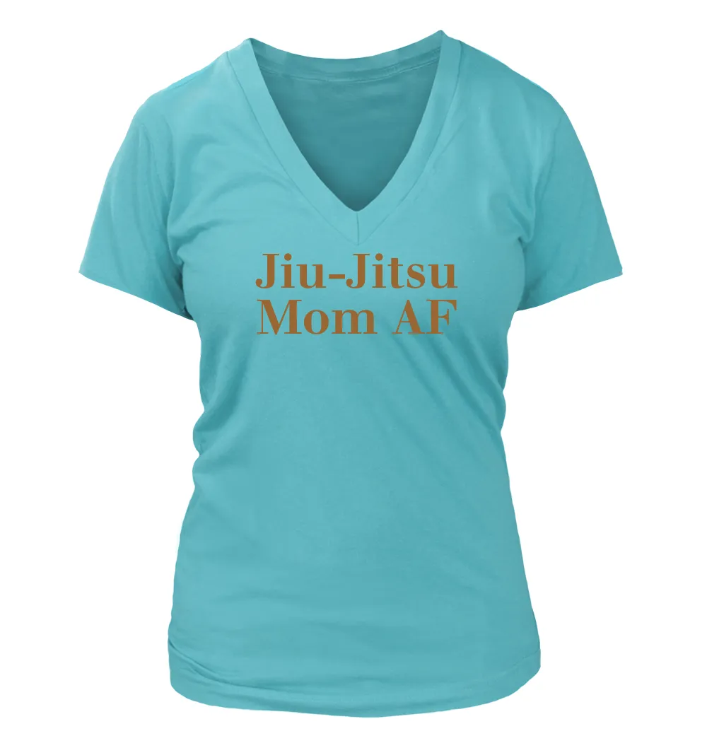 Jiu-Jitsu
Mom AF Women's V-Neck T-Shirt