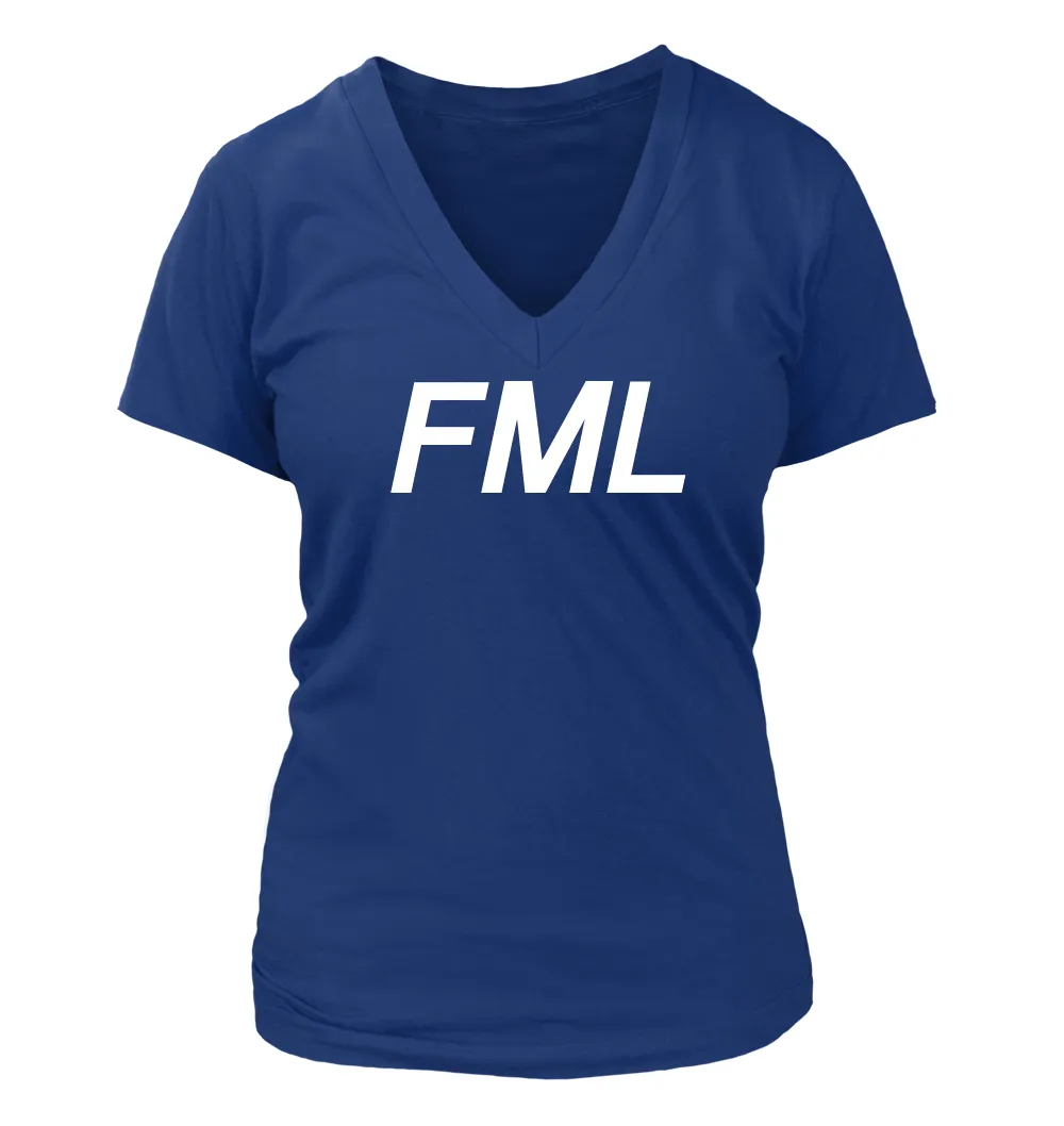 FML Women's V-Neck T-Shirt