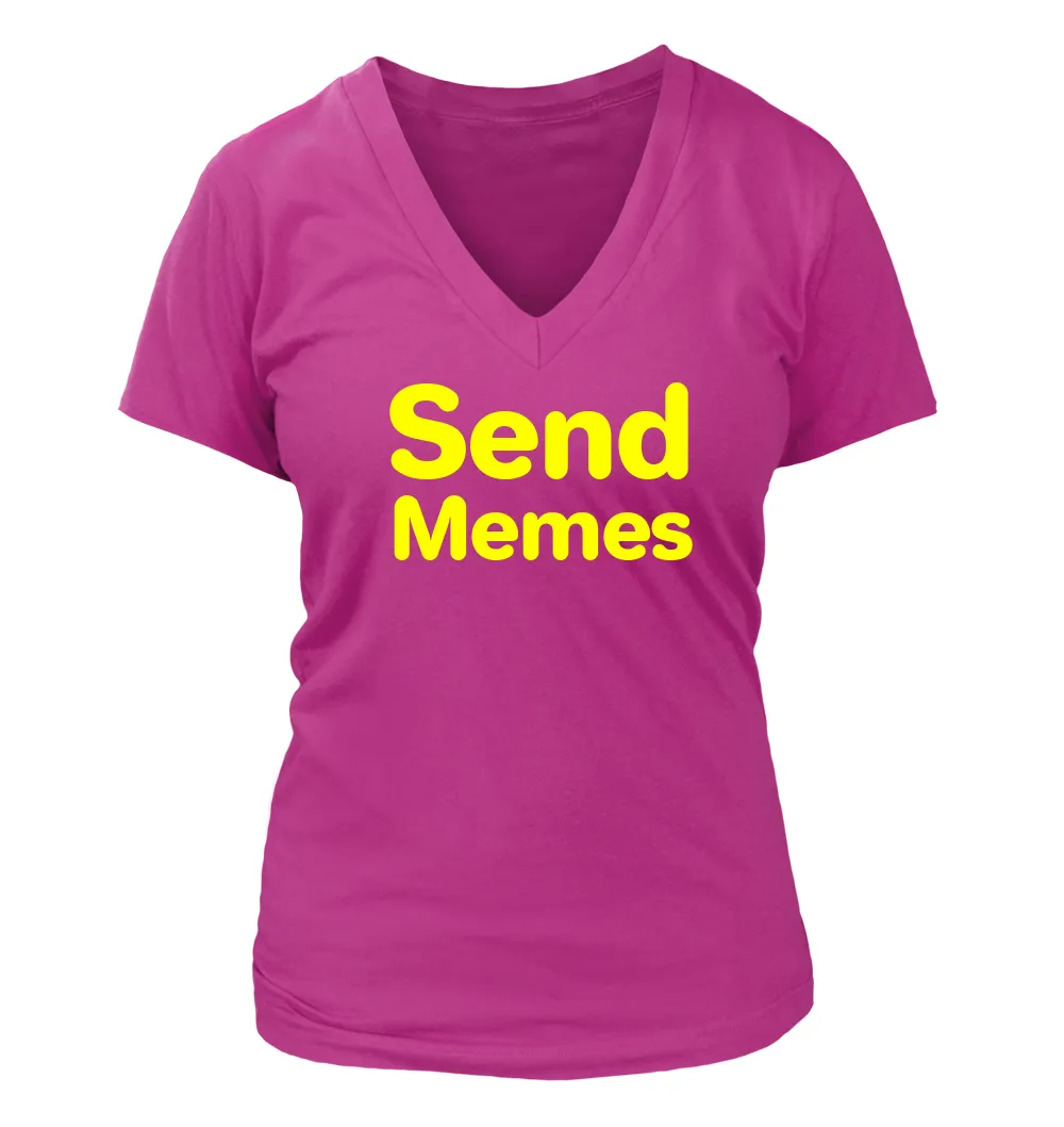 Send
Memes Women's V-Neck T-Shirt