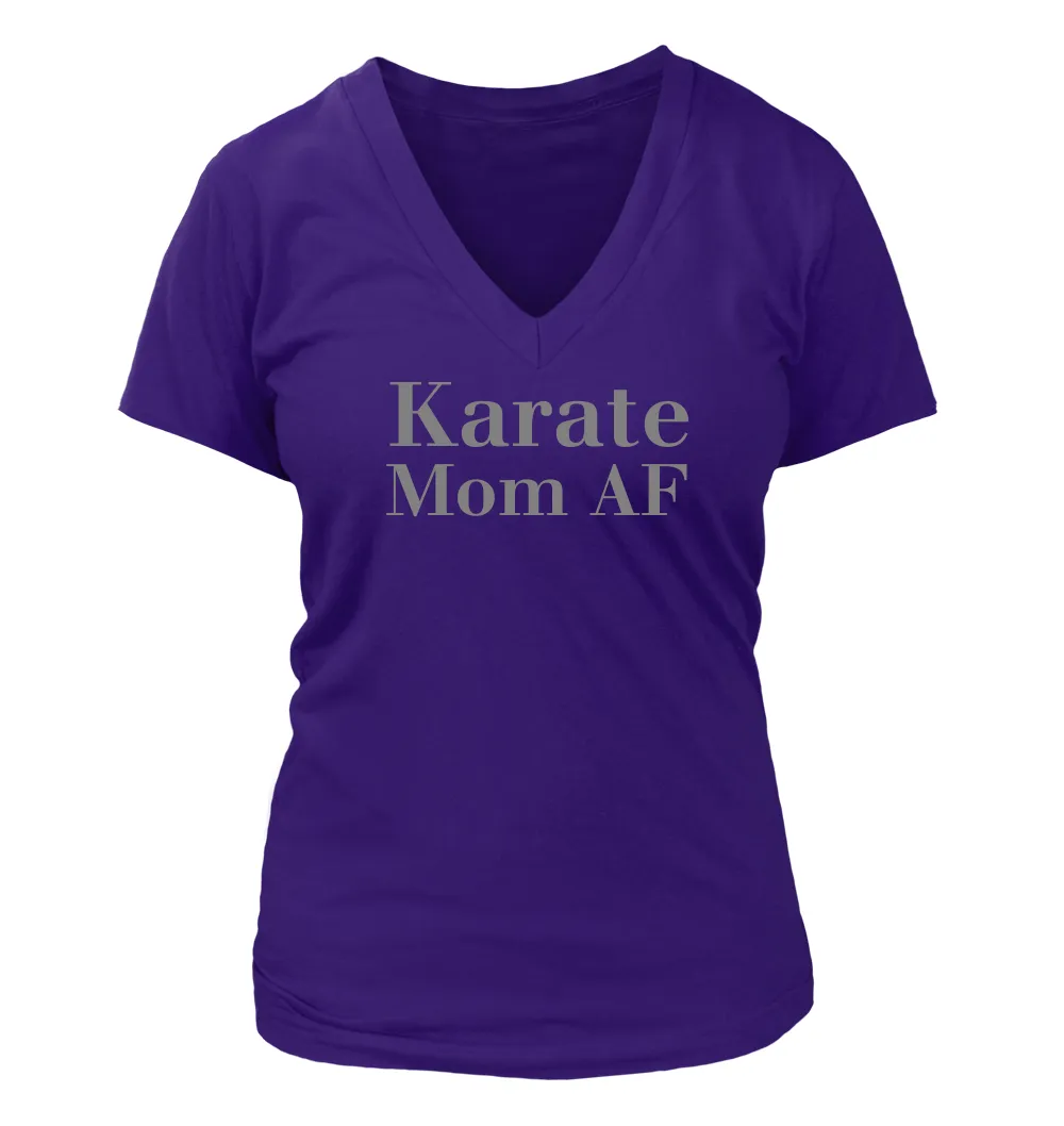 Karate
Mom AF Women's V-Neck T-Shirt