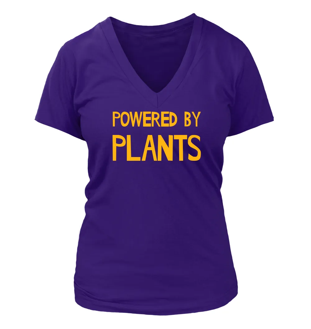 POWERED BY
PLANTS Women's V-Neck T-Shirt