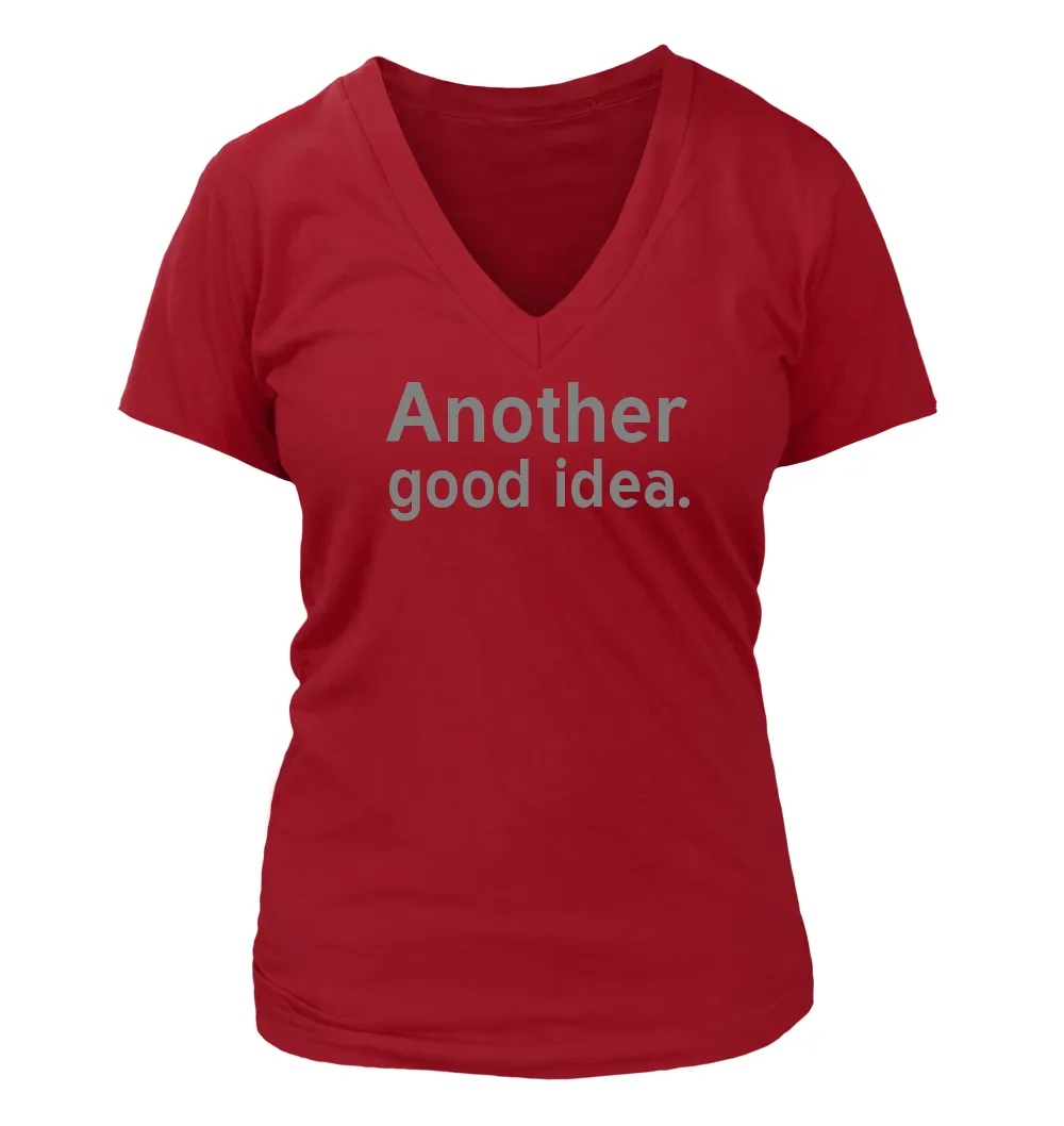 Another
good idea. Women's V-Neck T-Shirt